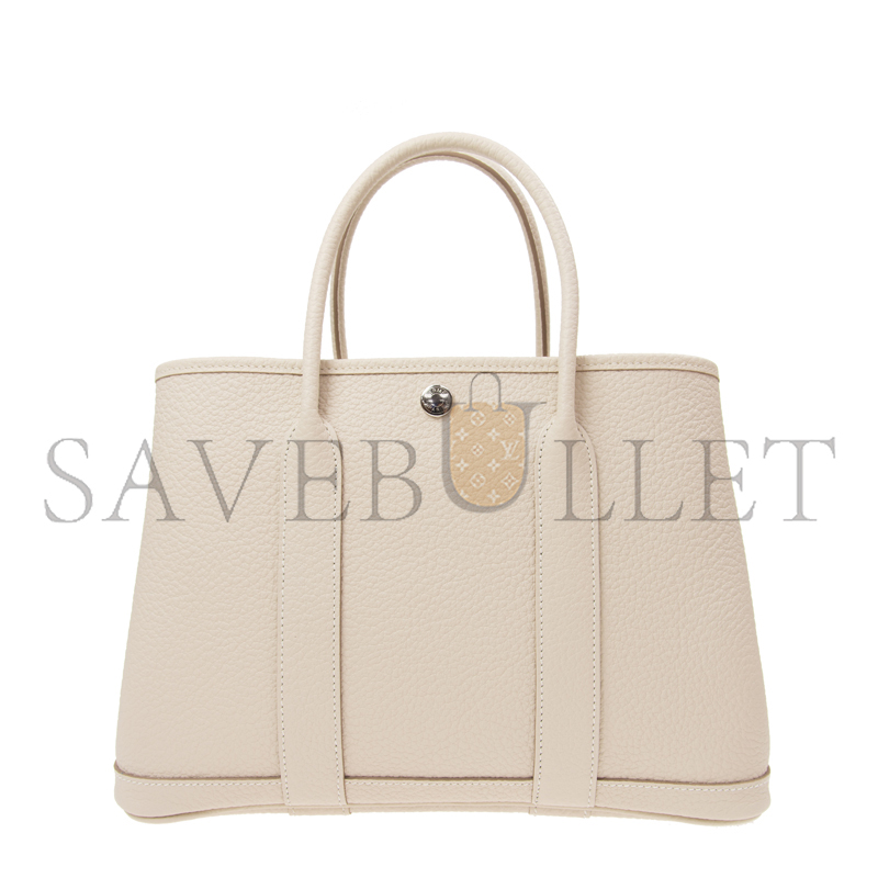 HERMÈS BETON CLEMENCE GARDEN PARTY 30 TPM PALLADIUM HARDWARE (31*30*12cm)